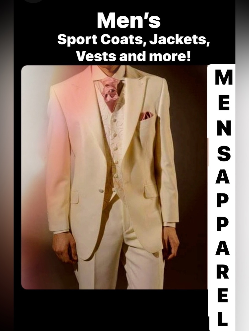 Men's Suit & Sports Jackets, Vests, Suits, Outer Jackets and more!
